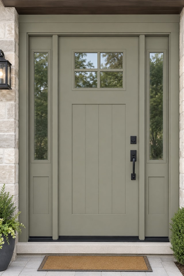 image 1 of Innov8 Coatings Composite Door Paint - Sage Green - 750ml - Satin Finish - 10 Year Guarantee | Green | Sage Green | 750ml | 1