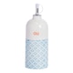 image 1 of Nicola Spring Hand-Printed Olive Oil Pourer Bottle - 500ml - Blue