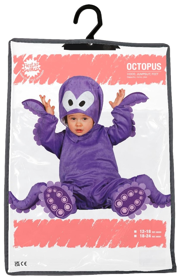 image 1 of Fancy Dress Child Octopus - 18-24 m