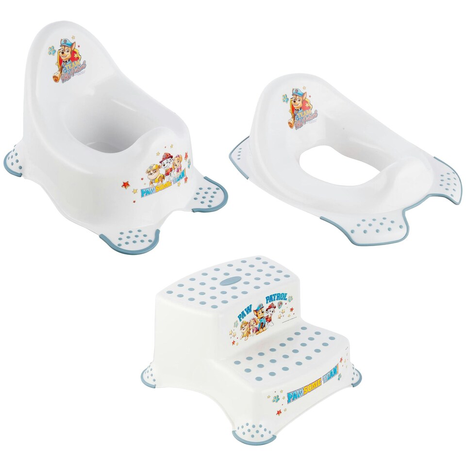 Keeeper Paw Patrol Baby Potty, Toilet Seat & Double Step Stool Tesco