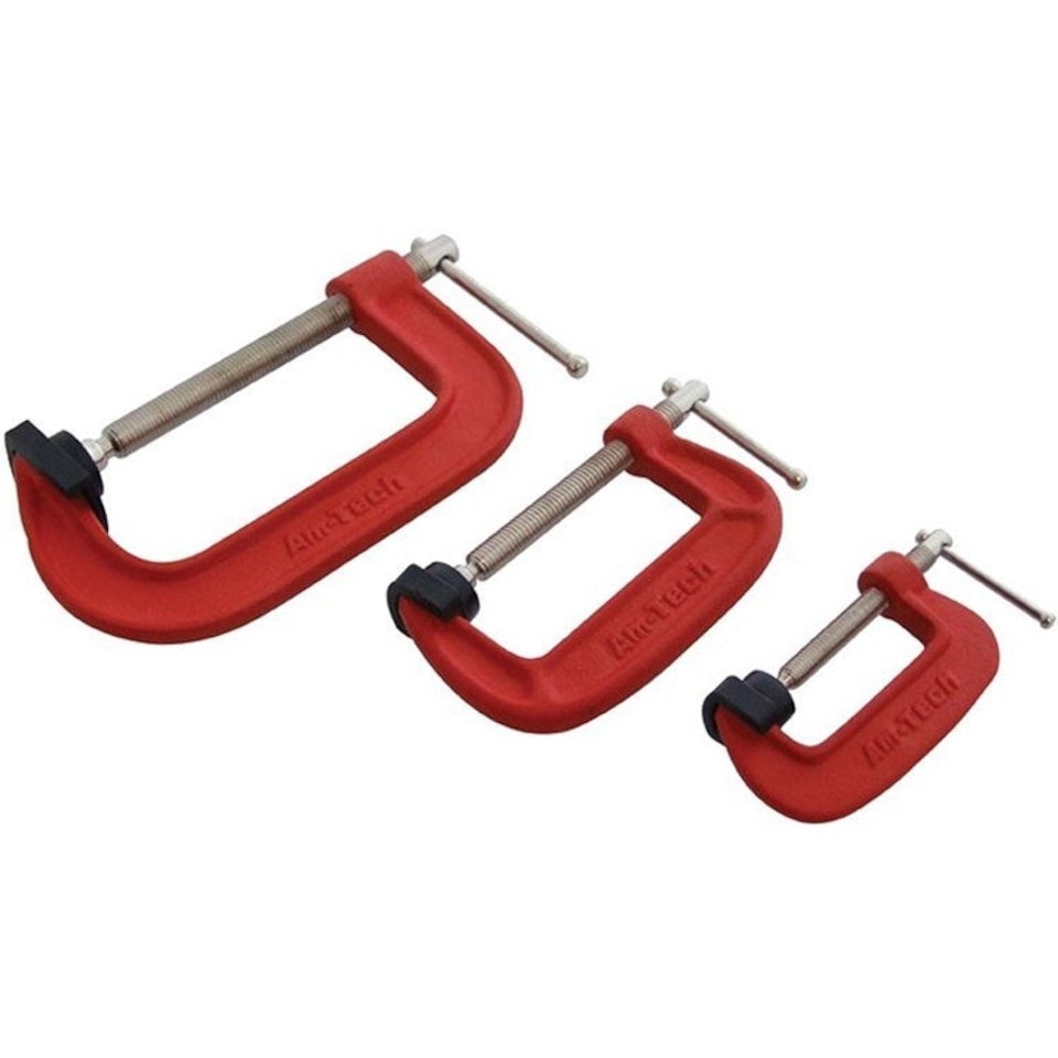 Amtech G Clamp Set 3pk - One Colour - One Size