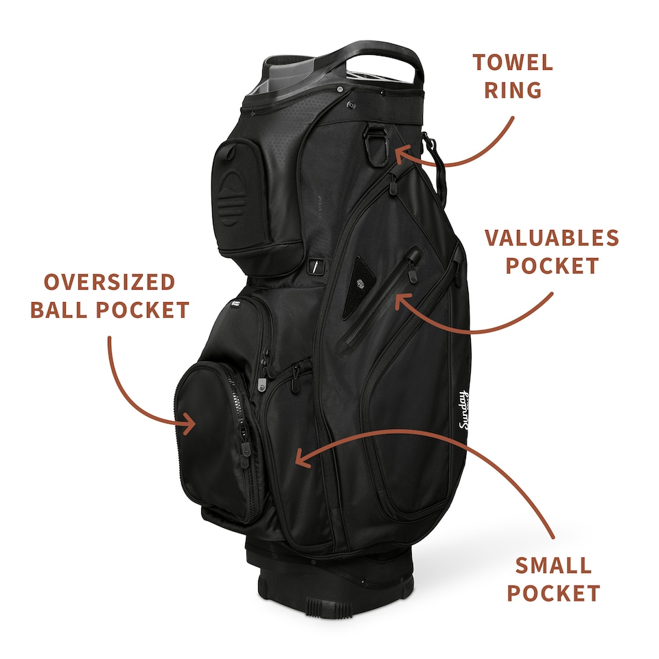 image 1 of Big Rig Golf Bag - Matte Black