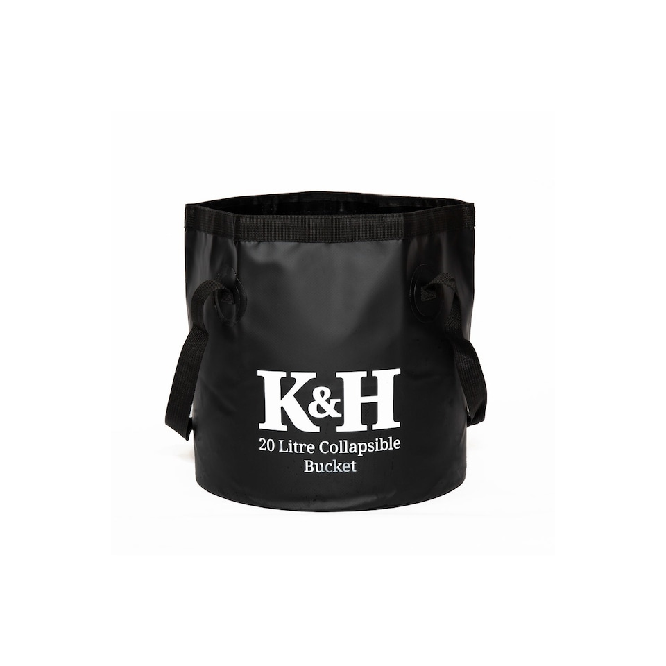 image 1 of Kingsley & Harper Collapsible Car Wash Bucket – 20L PVC, Portable & Durable