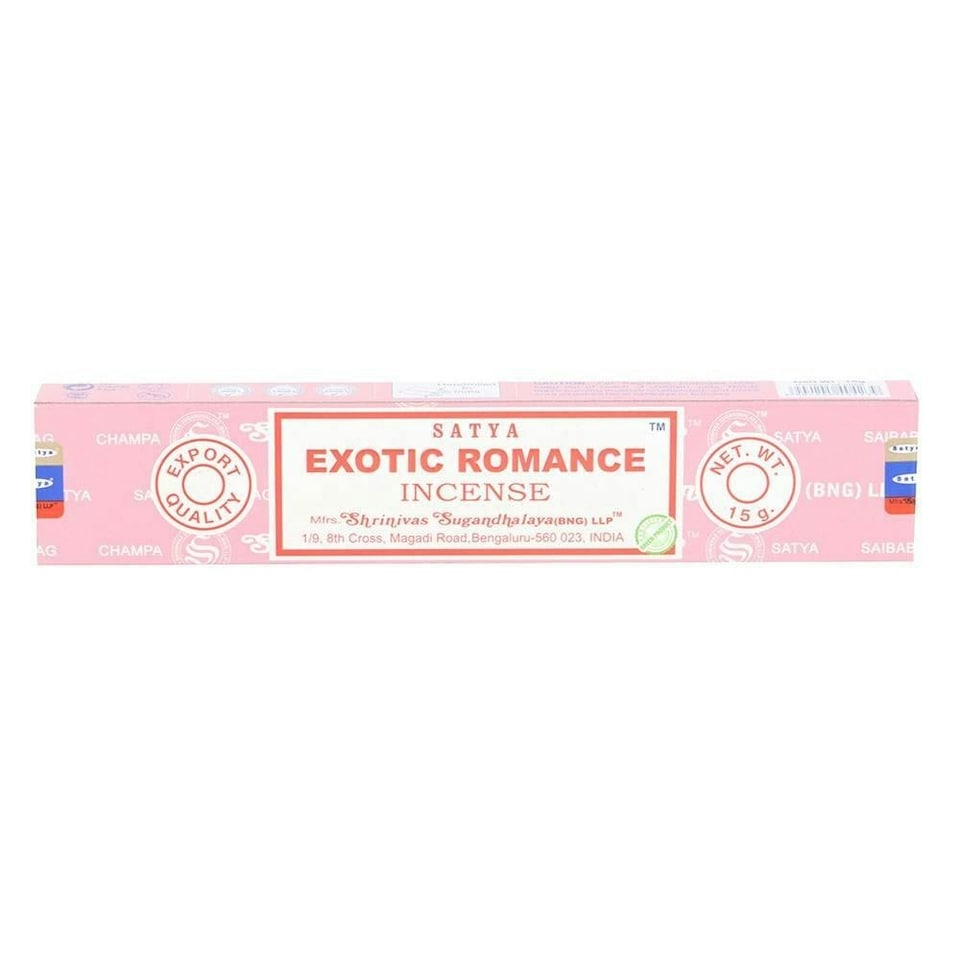 image 1 of Satya Exotic Romance Incense Sticks (Pack of 12) - Brown - One Size