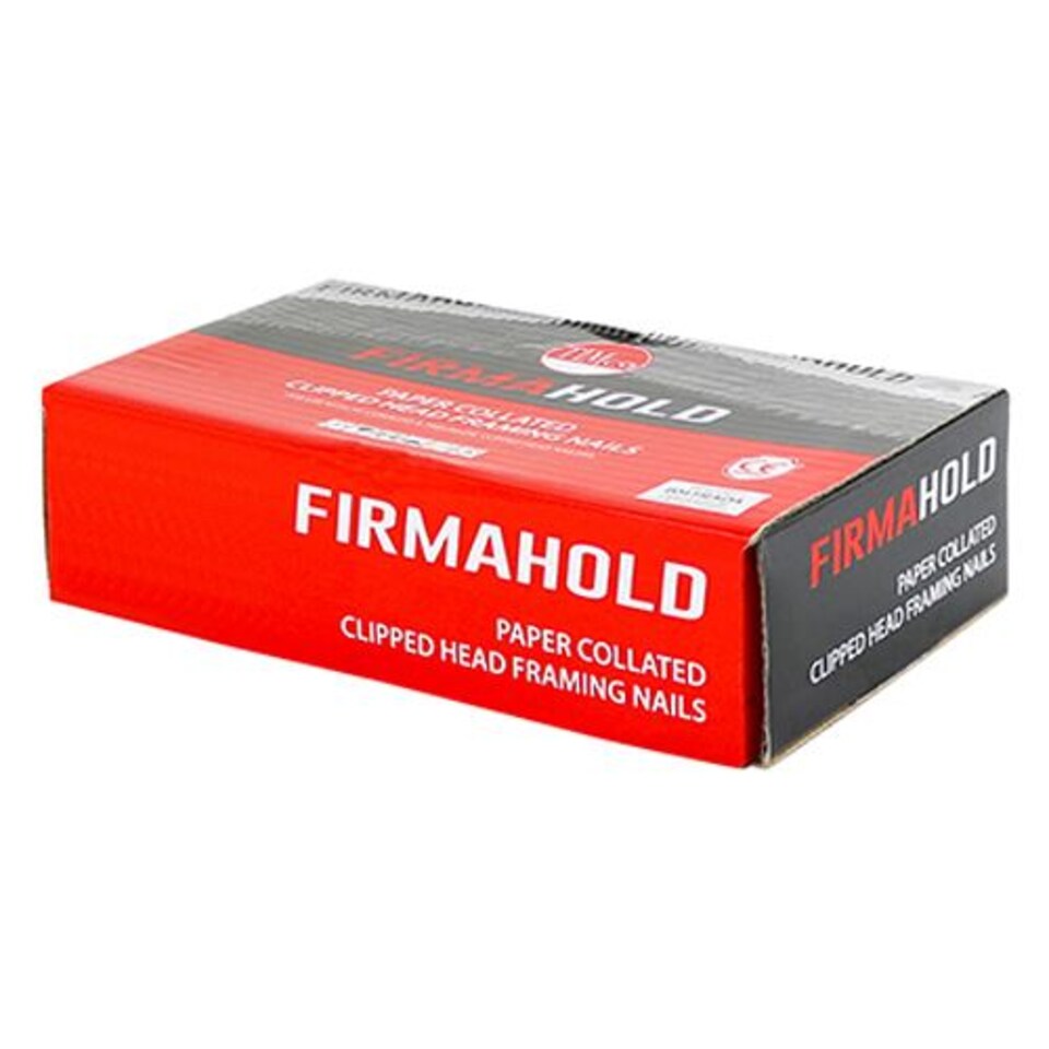 Timco - FirmaHold Collated Clipped Head Nails - Retail Pack - Ring Shank - FirmaGalv (Size 3.1 x 75 - 1100 Pieces)