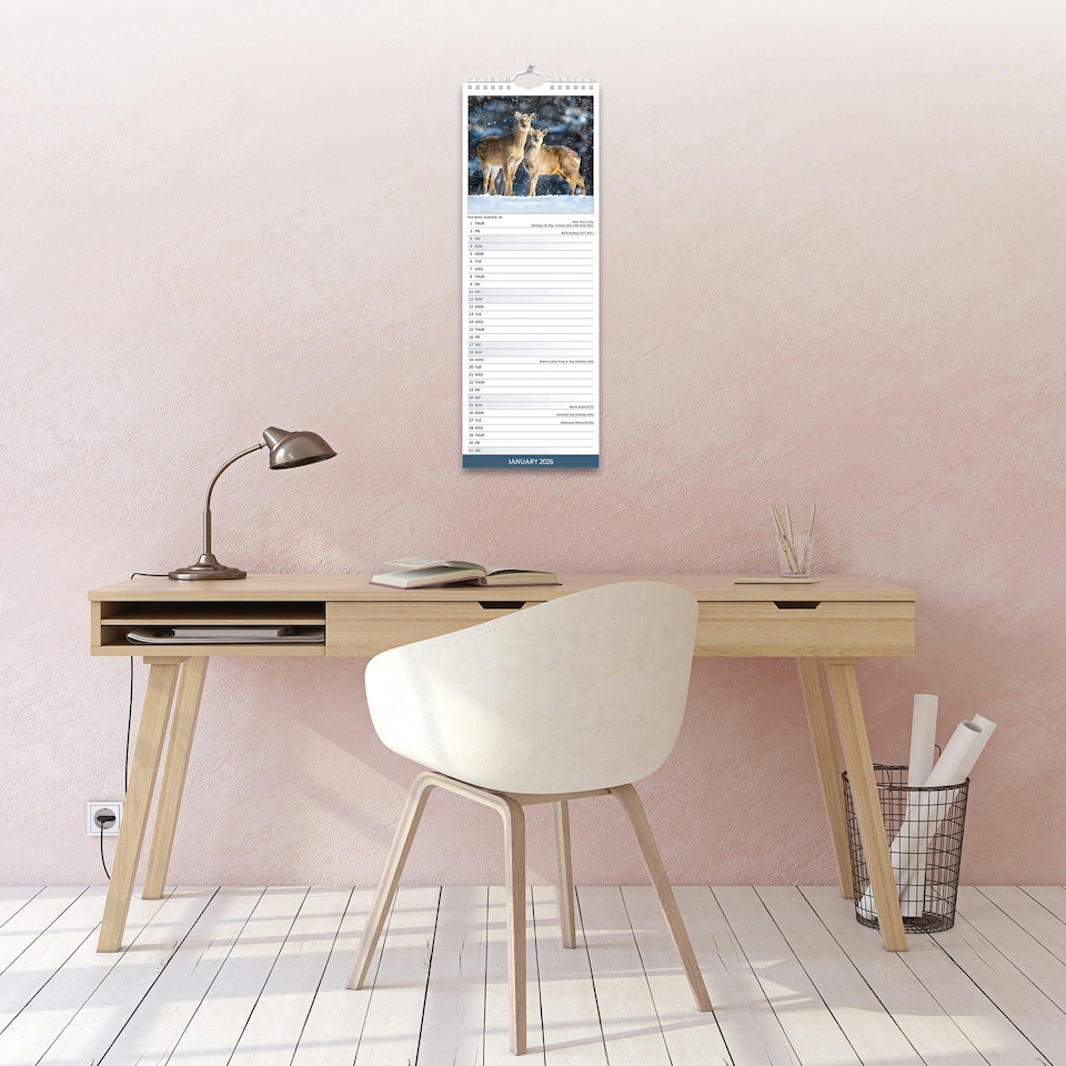 image 1 of Seasons Slim 2026 Calendar | Slimline Wall Calendar | Travel & Nature Gift | Plastic Free Packaging | by Avonside Publishing [Calendar] Avonside Publishing Ltd