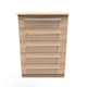 image 1 of Carlton 5 Drawer Chest of Drawers in Bardolino Oak (Ready Assembled) | Brown | Bardolino Oak