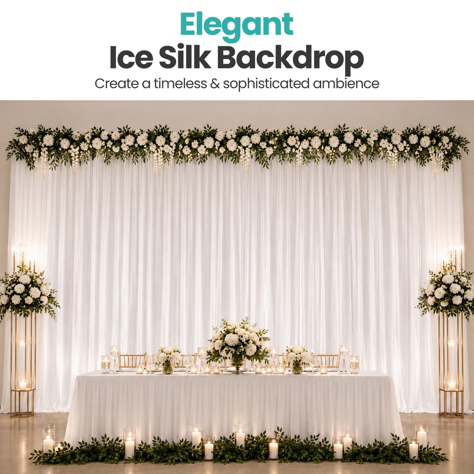 image 1 of 3x6m Spandex Backdrop Photography Background Drapes with Rod Pocket