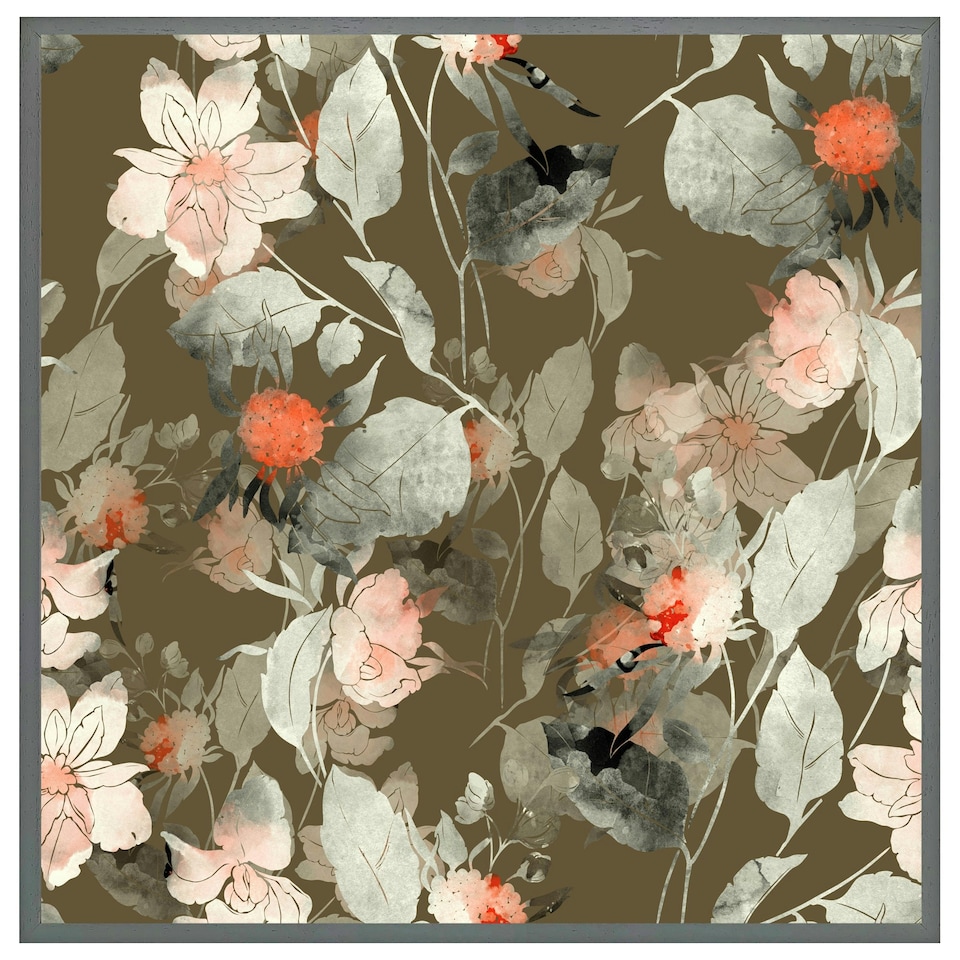 image 1 of Imprint fantastic paint bouquet (Picutre Frame) Brown | Oak | M