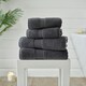 image 1 of New Boston Luxury Towel – 800GSM Combed Cotton | Ultra Soft & Absorbent | Premium Spa Quality Bath Towels Grey | Charcoal | Hand towel