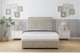 image 1 of Sloomy Lancaster Cream Plush Divan Bed With Mattress 2 Drawers Left Side With 54" Floor Standing Headboard & 12" Matching Footboard 4' Small Double | Cream | Cream | Small Double | 1