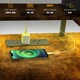 image 5 of HOMCOM L Shaped Gaming Desk w/ LED Lights and Power Outlets for Small Space