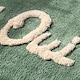 image 3 of Oui Oui Slogan Scalloped Bath Mat