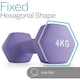 image 2 of Neoprene Hex Dumbbells (4kg)