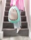 image 2 of Pusheen Kids Suitcase | Mint Green Small Cabin Bag For Girls | Carry On Trolley with Extendable Handle | Smile Cartoon Pusheen The Cat Merchandise | Fun Travel Gift for Children and Teens