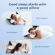 image 3 of Lavio Cervical Contour Memory Foam Pillow Side Sleeper for Neck Pain Relief