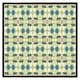 image 2 of Psychedelic geometric pattern (Picutre Frame) Brown | Oak | S
