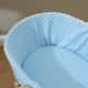 image 2 of Clair de Lune 2 Pack Moses Basket Sheets - Blue