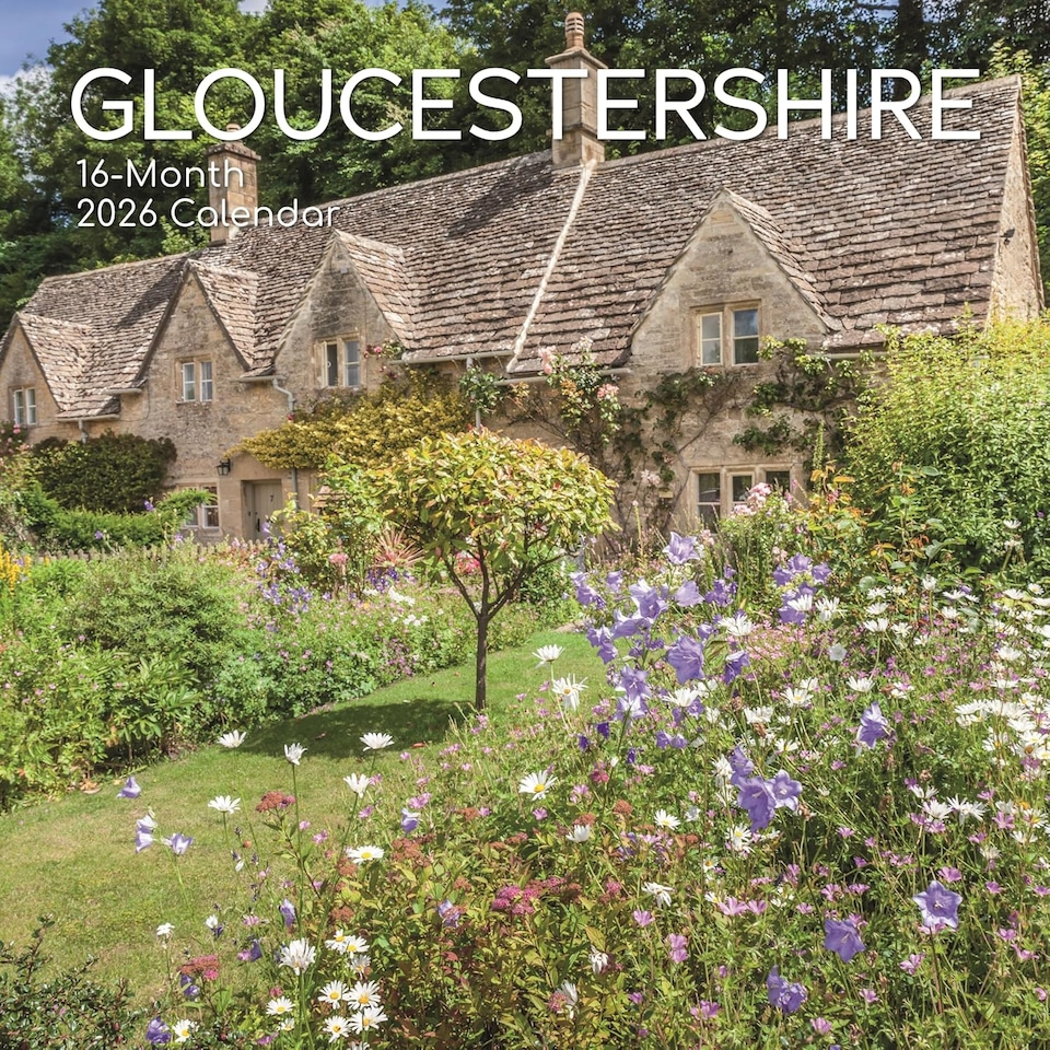 Gloucestershire 2026 Wall Calendar, Gift