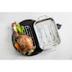 image 3 of Stainless Steel Deep Baking Pan / Lasagne Pan, Roasting Tray, with removeable Rack 25cm