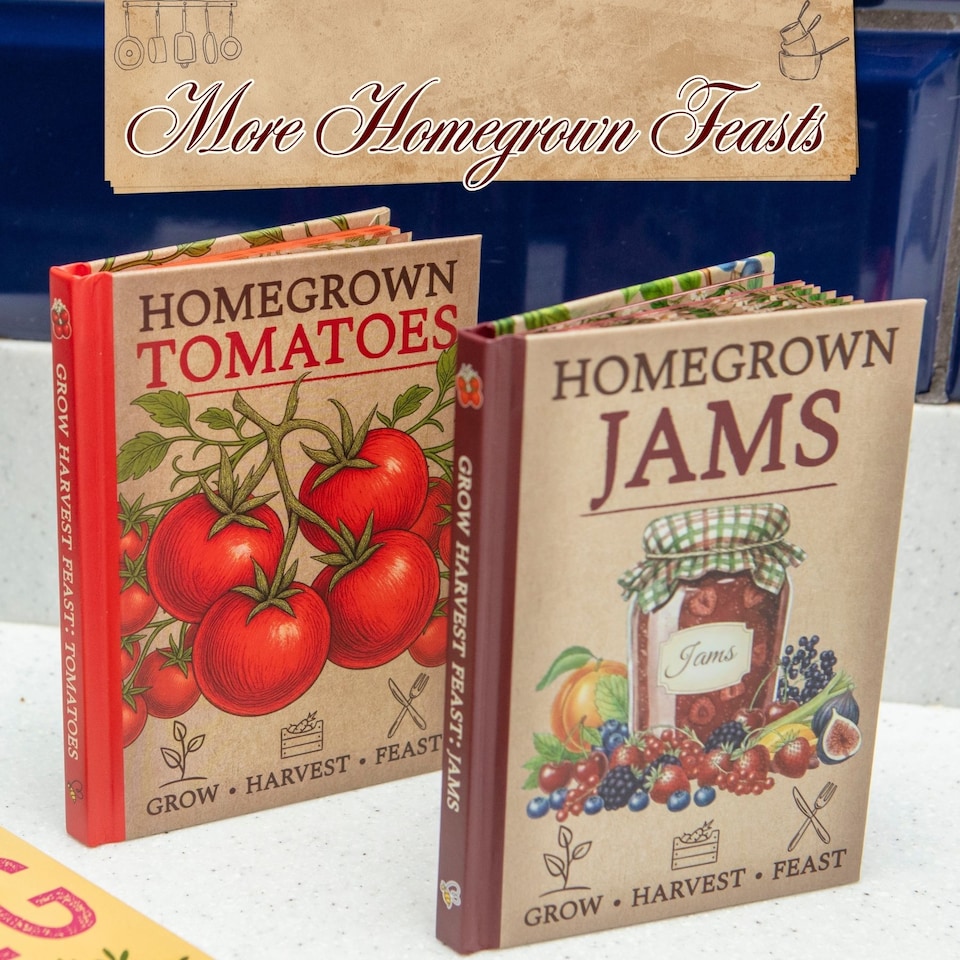 image 1 of Homegrown Jams Recipe Book A Guide to Growing & Cooking Your Own Jam