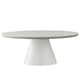 image 1 of Furniturebox Palma Round Beige Stone Coffee Table