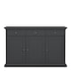 image 2 of Paris Sideboard with 3 doors and 3 drawers in Matt Grey Grey