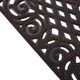 image 5 of Nicoman Victorian Style Rubber Outdoor Door Mat Brown 90 x 60cm | Brown | 91 x 61cm