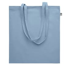 MidOcean Onel Plain Organic Cotton Shopper Bag - Baby Blue - One Size Blue