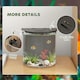image 6 of PawHut Fish Tank, 3L Nano Aquarium Starter Kit with Filter System, LED Light