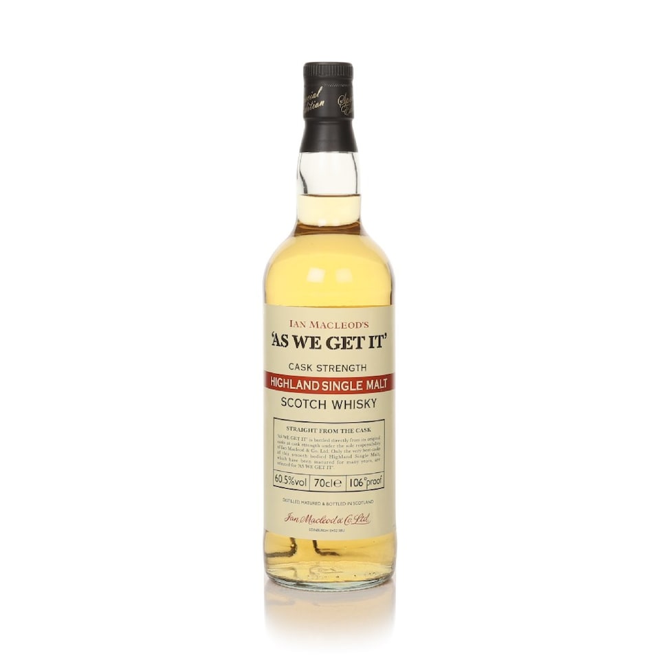 image 1 of As We Get It Highland Single Malt Ian Macleod | Clear