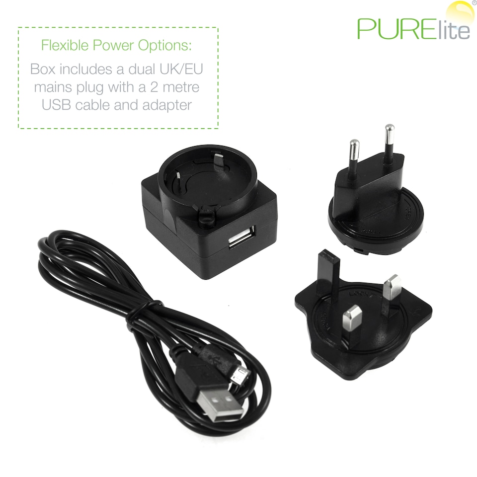 image 1 of PURElite LED Ultra-Thin Light Box - A4 Pad for Tracing & Crafts, 3 Brightness Settings, Mains & USB Operated