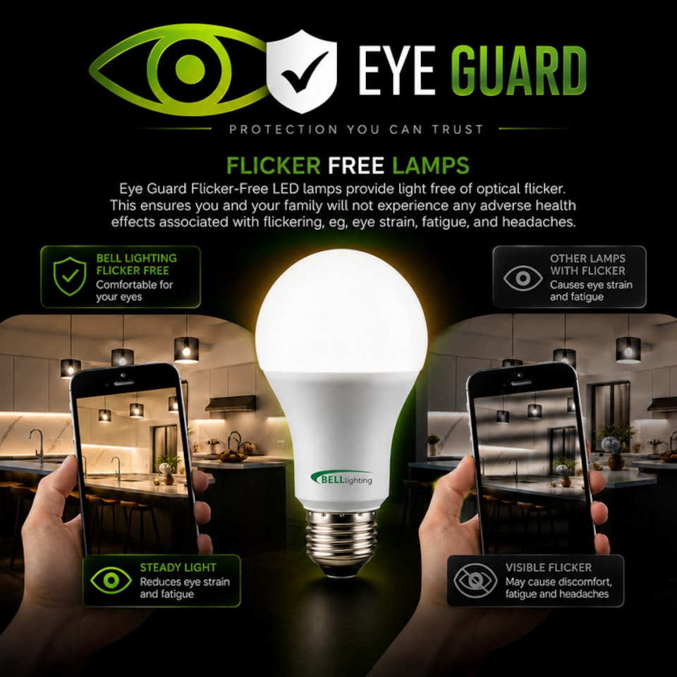 image 1 of BELL Lighting E27 LED GLS 8.1W Energy Saving Bulbs Natural White 4000K