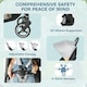 image 6 of AIYAPLAY Travel Stroller with Easy Folding, Lightweight Pushchair Grey | Light Grey
