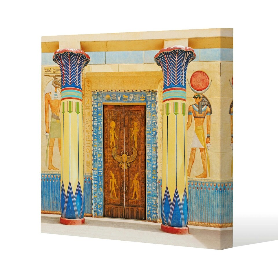 image 1 of Ancient Egyptian writing (Canvas Print) 127 x 127 x 4cm