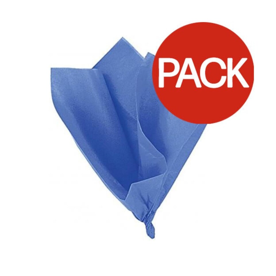 Unique Party Tissue Paper (Pack of 10) - Royal Blue - One Size