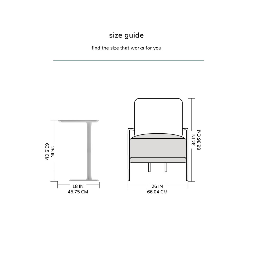 image 1 of MH London Ellis C Shape Side Table Solid Mango Wood End Table for Sofa Living Room