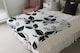 image 3 of Black & White Floral Blanket | Multi