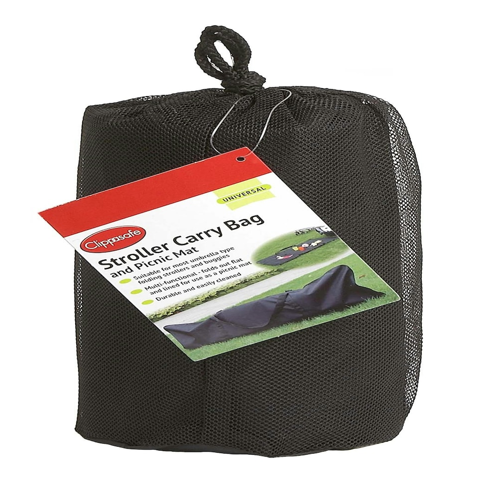 image 1 of Clippasafe Stroller Carry Bag & Picnic Mat N/A
