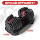 image 7 of Strongology Home Fitness Pair Adjustable Smart Dumbbell from 2.5kg up to 24kg Training Weights