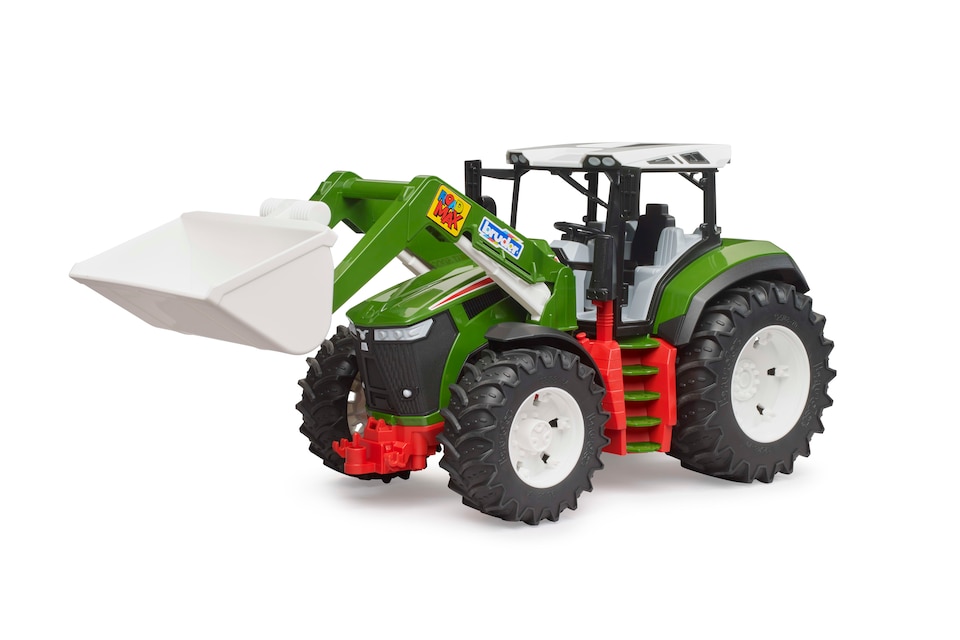 image 1 of Bruder ROADMAX Tractor with frontloader Construction Loader Model
