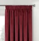 image 3 of Luxury Enhanced Living Red Velvet, Supersoft, Blackout, Thermal Curtains with Tape Top (PAIR) - 90 x 90 inch (229x229cm)