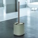 image 4 of Showerdrape Sage Green Bathroom Accessory Set Floor Caddy with Toilet Brush and Holder | Green | Sage Green | 1
