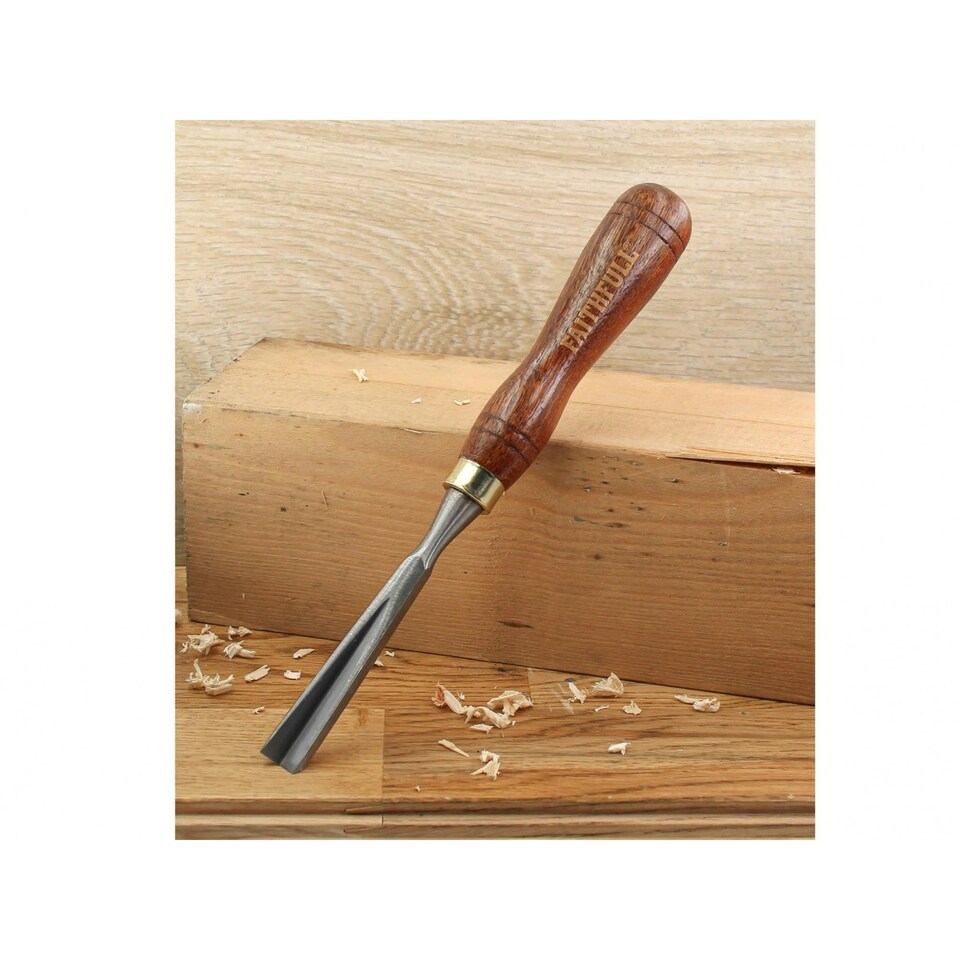 image 1 of Faithfull V-straight Part Carving Chisel - Multi Colour - V-straight Part 12.7mm (1/2in)