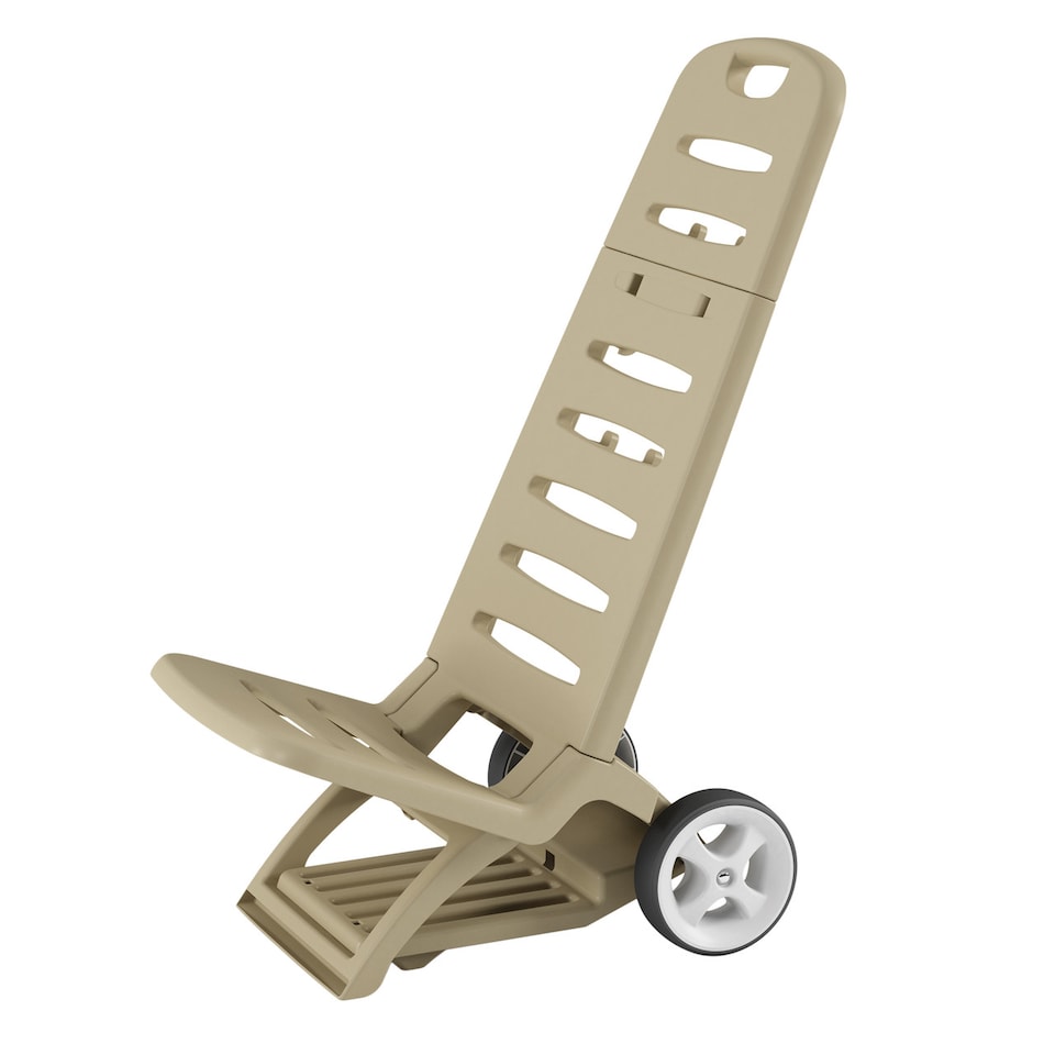 image 1 of Foldable Trolley Chair | Cream | 1