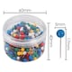 image 3 of Tub of 300 Assorted Colour Map Pins 5mm