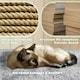 image 5 of Yaheetech 137cm Tall Cat Tree with Scratching Posts Light Grey