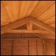 image 5 of 6 x 6 (1.83m x 1.75m) Wooden Tongue and Groove APEX Bike Shed (12mm T&G Floor and APEX Roof) (6ft x 6ft) (6x6)
