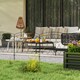 image 6 of Outsunny 6PCs Decorative Garden Fencing 24in x 12ft Metal Border Edging