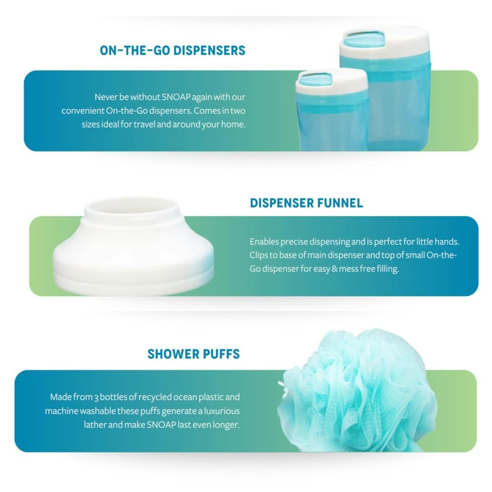 image 1 of SNOAP Accessories Bundle - White & SNOAP Blue